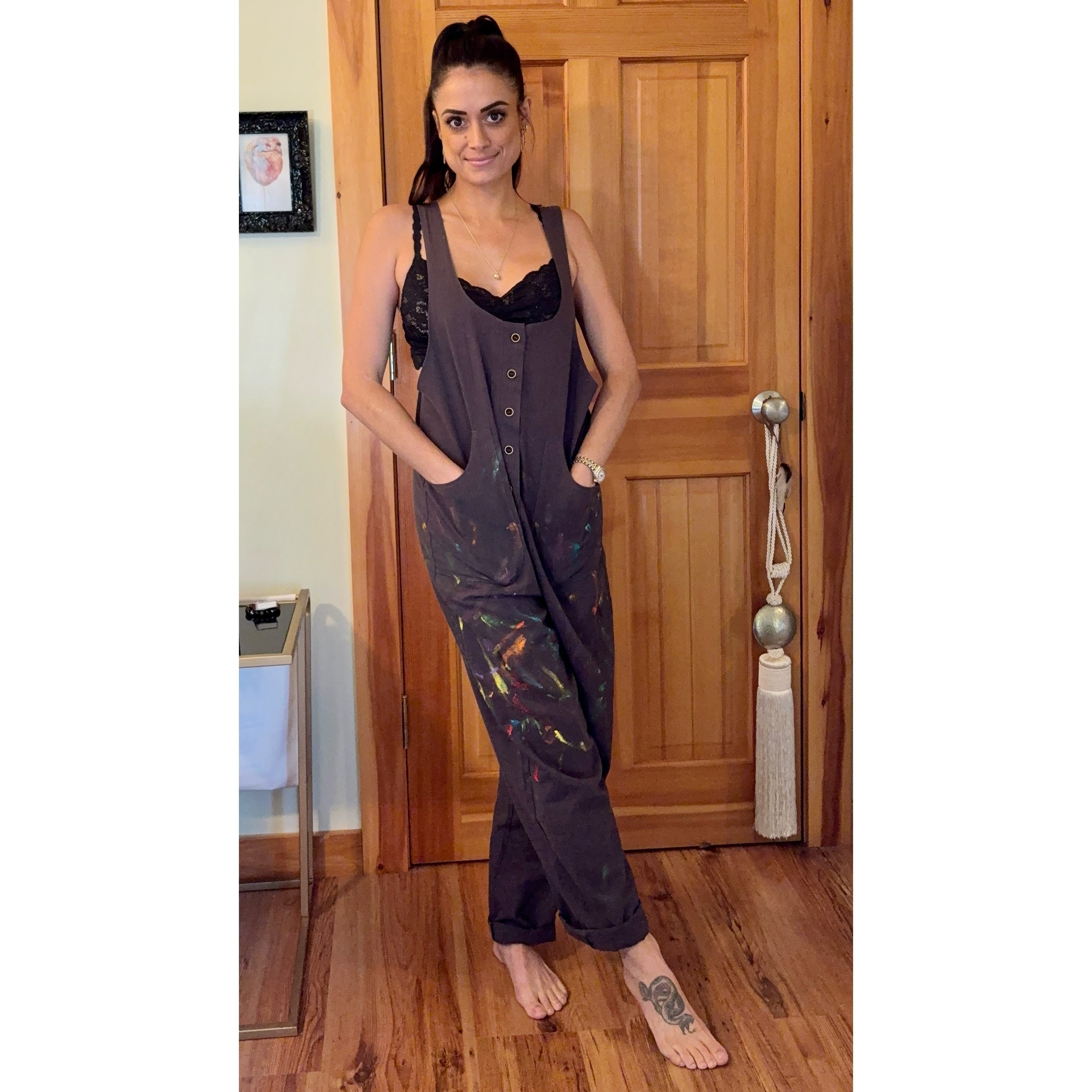 Painter's Payne's Grey Romper