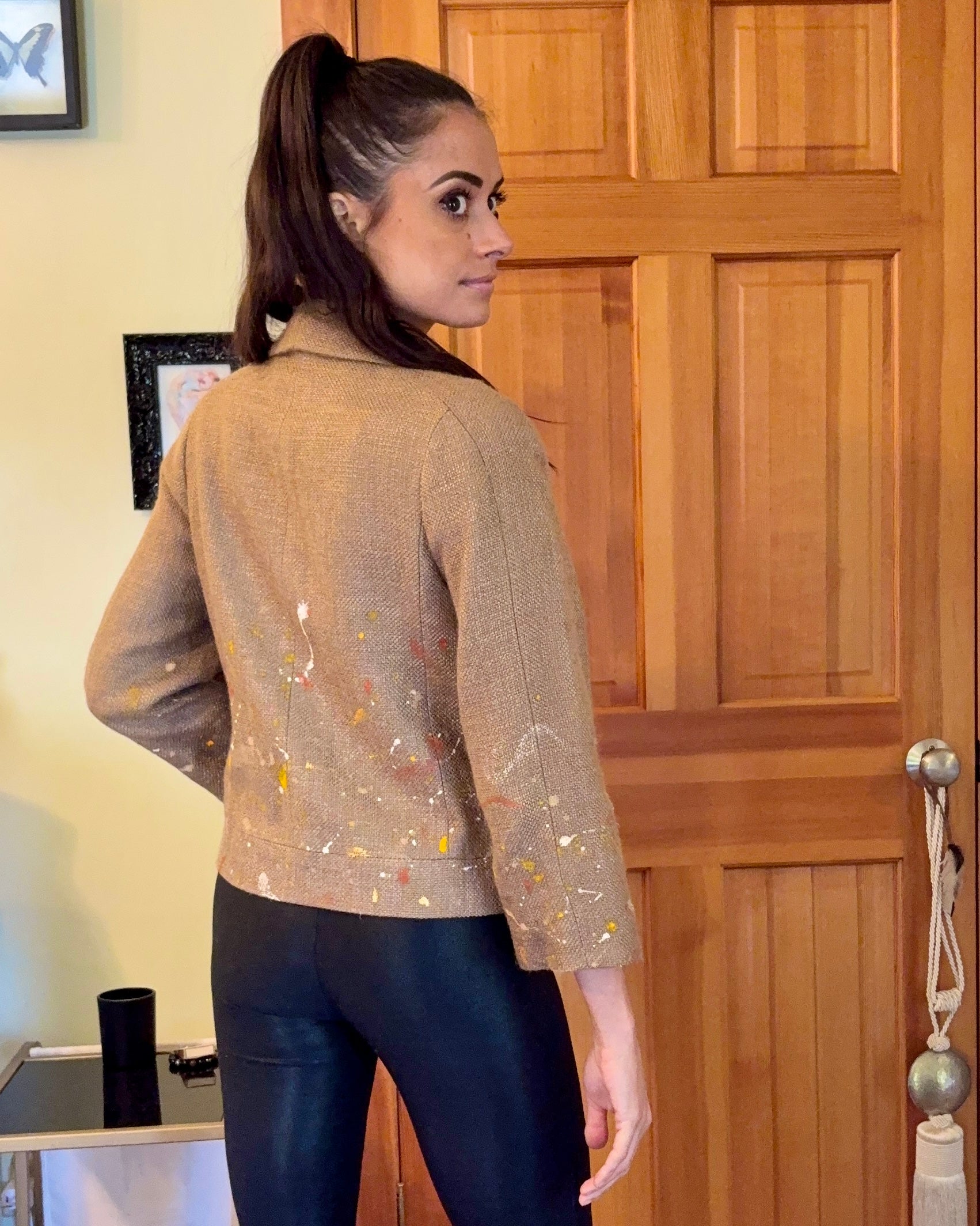 Painter's Gold Tweed Blazer