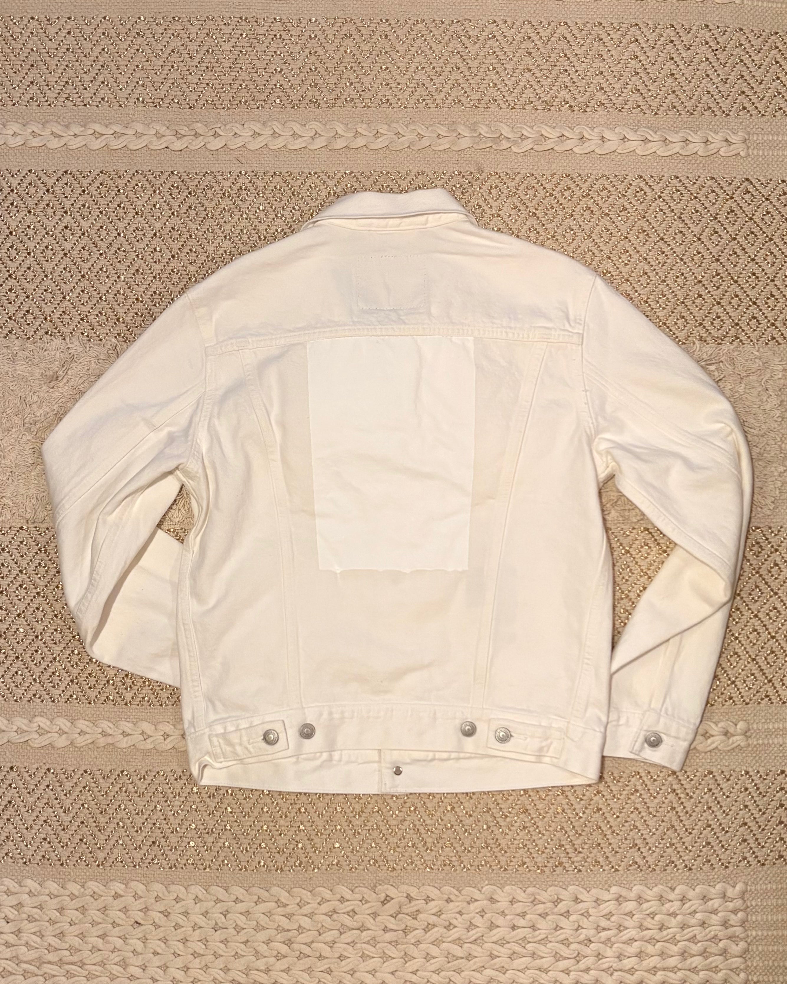 White Denim Levi's Jacket