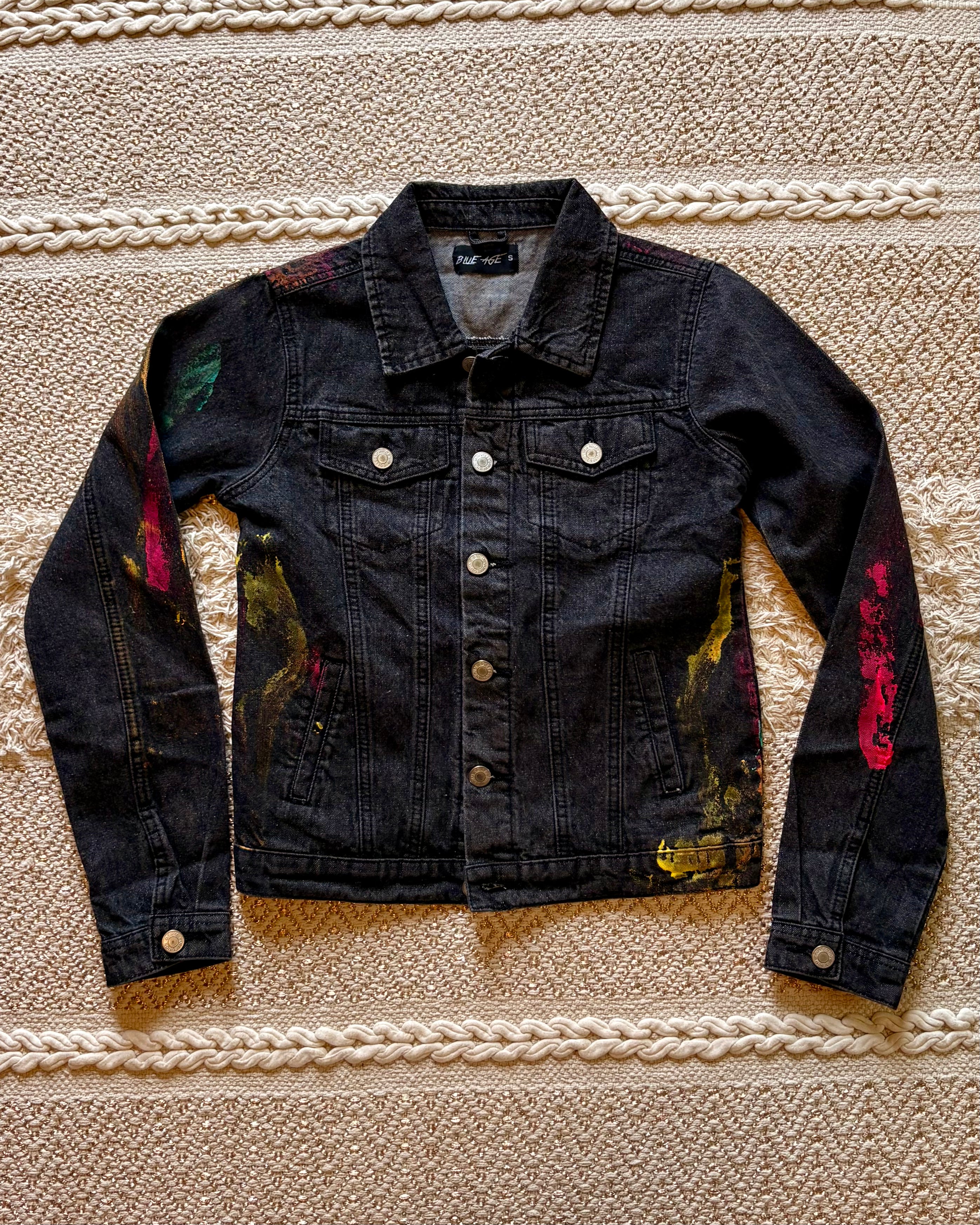 Painter's Black Denim Jacket