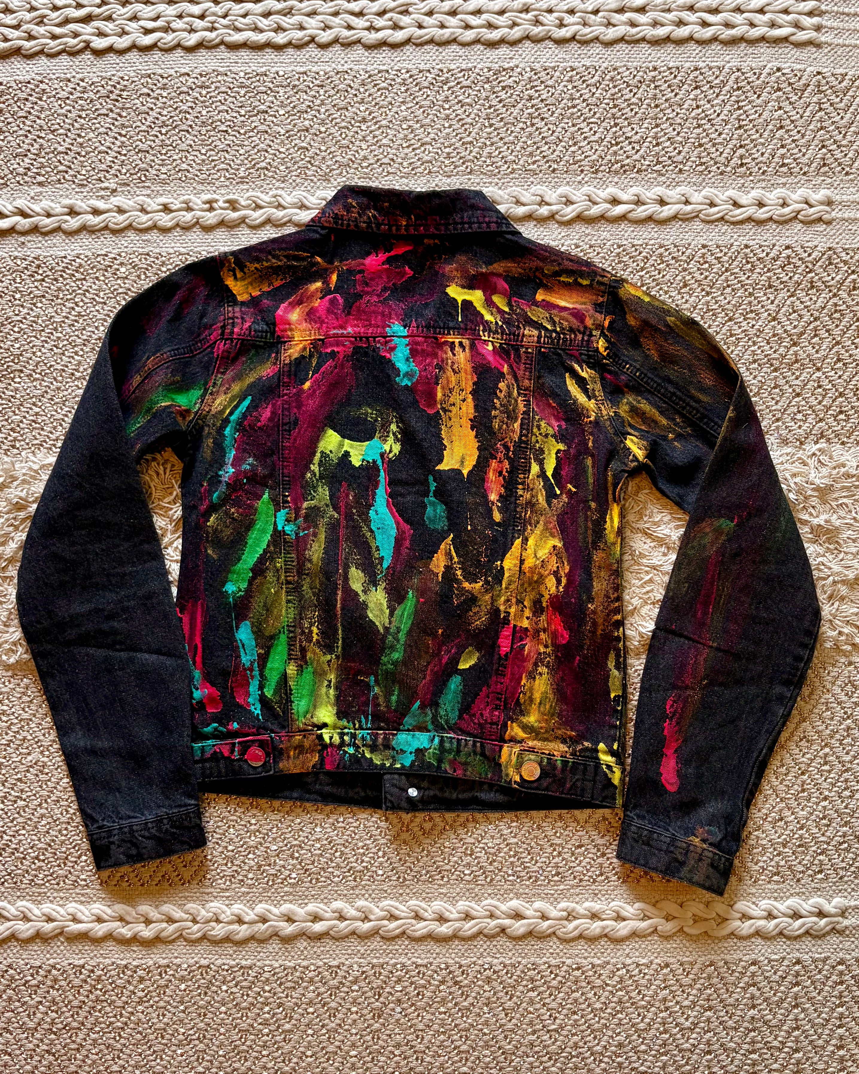 Painter's Black Denim Jacket