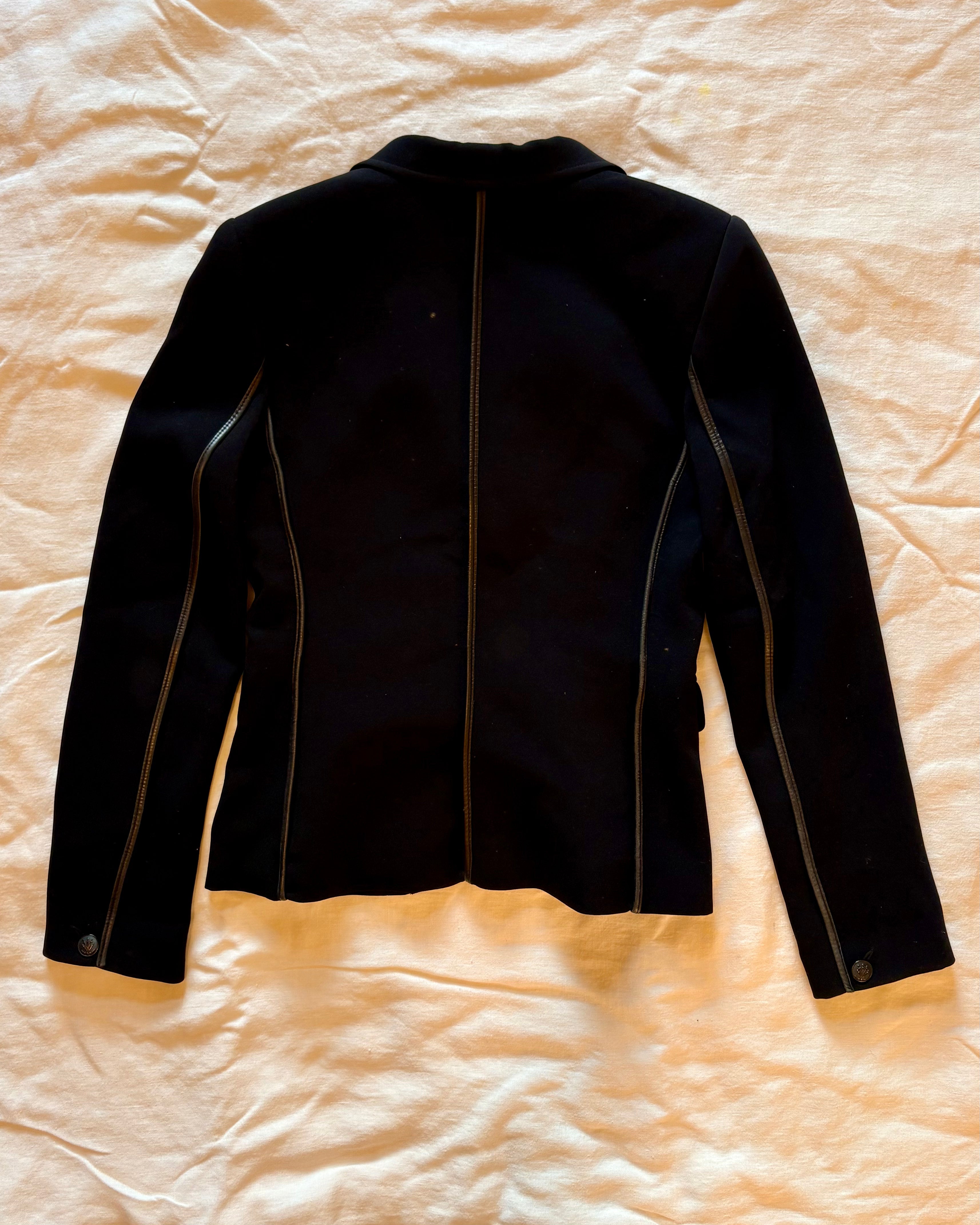 Vintage Rag & Bone Blazer w/ Leather Trim