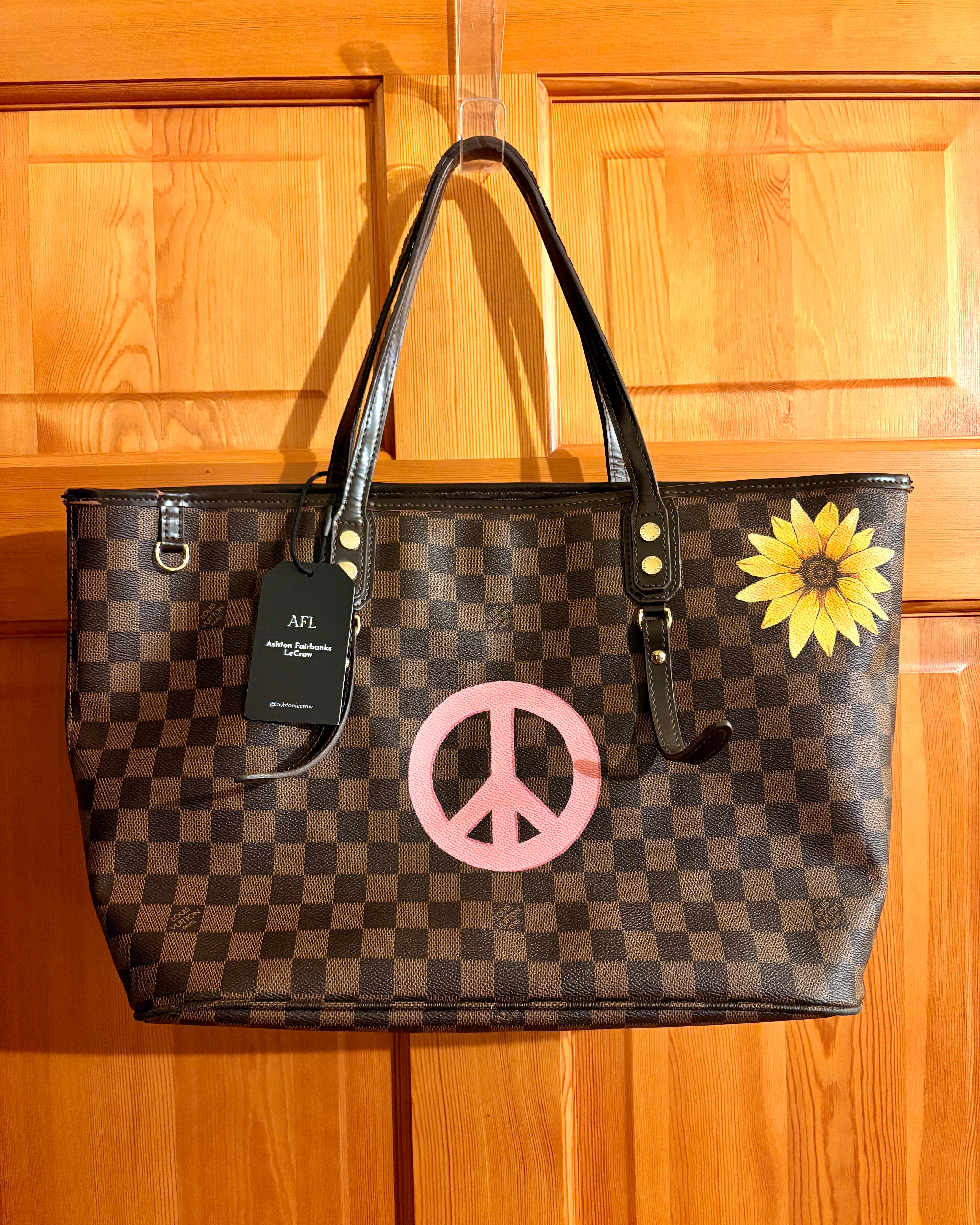 Peace & Sunflowers LV Bag
