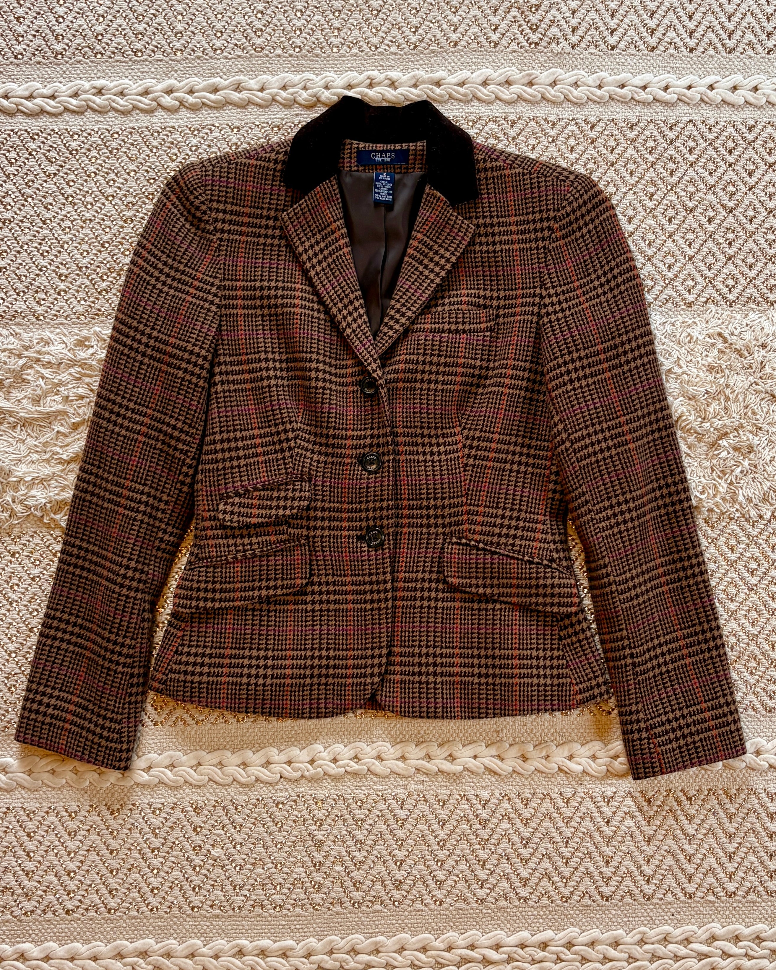 Vintage RL Chaps Tweed Blazer