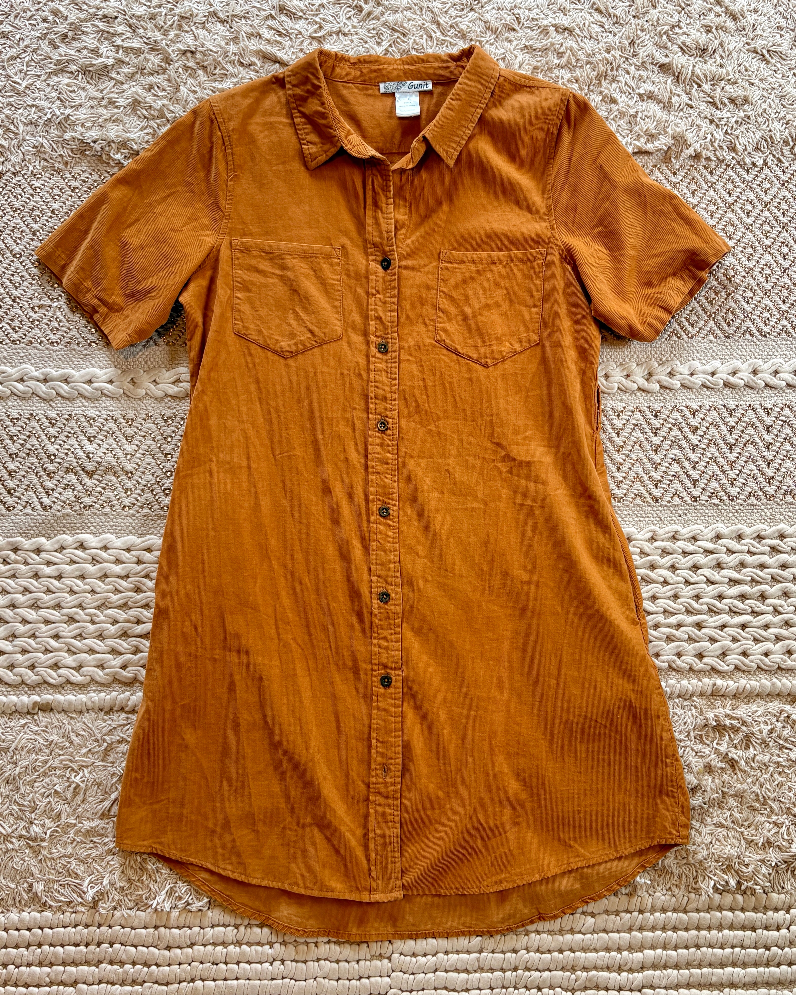 G-Unit Corduroy Button Down Dress